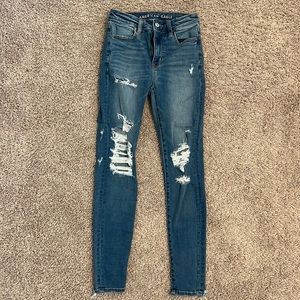 American Eagle super high-rise jegging size 2